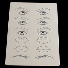 2 sheets Excellent Permanent Makeup Eyebrow lips Tattoo Practice Skin Training Skin Set For Beginners