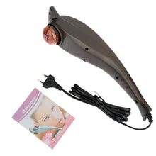 200-240V Handheld Body Vibration Stick Dolphin-shaped Electric Massager-Hammer Neck Back Massage EU Plug