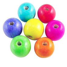 200Pcs Natural Wood Dye Random Wooden Rondelle Spacer Loose Beads 6 10 14MM Pick Size For Jewelry Necklace Bracelet Making