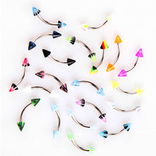 20Pcs Barbell Curved Eyebrow Rings Bars Tragus Body Piercing Jewelley Cone Eyebrow Rings