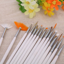 20Pcs Nail Art Design Painting Dotting Detailing Pen Brushes Bundle Tool Kit Set with Case