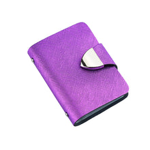 Faux Leather Fold Design Multiple Card Slots Credit Card ID Business Card Holder