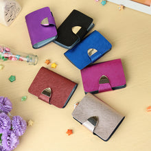 Faux Leather Fold Design Multiple Card Slots Credit Card ID Business Card Holder