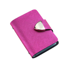 Faux Leather Fold Design Multiple Card Slots Credit Card ID Business Card Holder