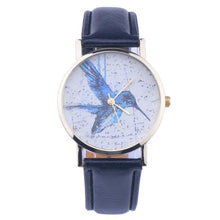 100% brand and .Women Men Band Analog Quartz Business Fashionable charming Birds Wrist Watch For A/B Styles
