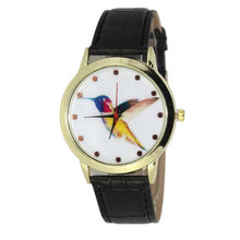 100% brand and .Women Men Band Analog Quartz Business Fashionable charming Birds Wrist Watch For A/B Styles