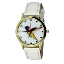 100% brand and .Women Men Band Analog Quartz Business Fashionable charming Birds Wrist Watch For A/B Styles