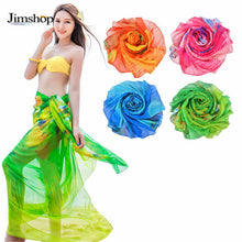 180*110cm Bohemia Flower Decoration Sick Scarf Women Outdoor Sunscreen Shawl Scarves Bikini Joker Beach Towel