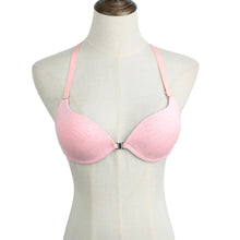 34 Cup Sexy Women Bra Front Closure Y-Line Adjustable Straps Padded Push Up Bra Brassiere Underwear Women Soutien Gorge