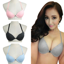34 Cup Sexy Women Bra Front Closure Y-Line Adjustable Straps Padded Push Up Bra Brassiere Underwear Women Soutien Gorge