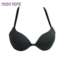 34 Cup Sexy Women Bra Front Closure Y-Line Adjustable Straps Padded Push Up Bra Brassiere Underwear Women Soutien Gorge