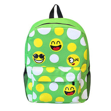 3D Emoji Printing Nylon Backpack Waterproof Leisure Travel Backpack Schoolbag for TeenagGirlMochila Feminina