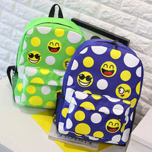 3D Emoji Printing Nylon Backpack Waterproof Leisure Travel Backpack Schoolbag for TeenagGirlMochila Feminina