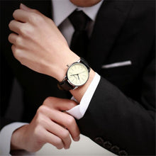 Mens Watches Ulzzang Brand Luxury Casual Military Quartz Sports Wristwatch Leather StrapClock watch relogio masculino