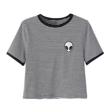 3d Print Aliens top Short Sleeve Shirt Women camisetas Teenagers Blouse women Tops Blusa Casual Clothes