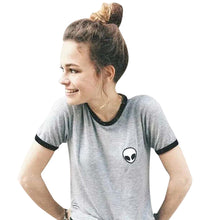 3d Print Aliens top Short Sleeve Shirt Women camisetas Teenagers Blouse women Tops Blusa Casual Clothes