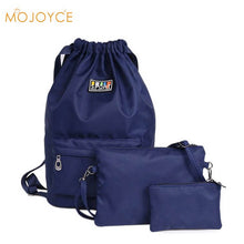 3pcWomen Backpack Waterproof Nylon Feminina Leisure School Bag for TeenagGirl Satchel Backpack