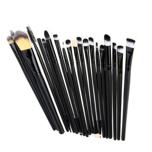20PCS Cosmetics Make up Brushes Tools Beauty Eyeshadow Mascara Lip Brushes Eyebrow Make Up Tool Brush Kit