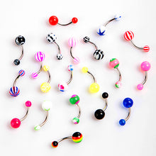 20Pcs sexy Navel Belly Button Ring Barbell Crystal Ball Piercing belly piercing Body Jewelry