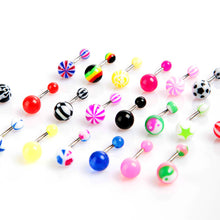 20Pcs sexy Navel Belly Button Ring Barbell Crystal Ball Piercing belly piercing Body Jewelry