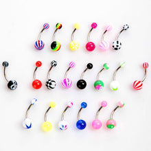 20Pcs sexy Navel Belly Button Ring Barbell Crystal Ball Piercing belly piercing Body Jewelry