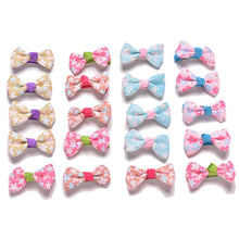 20Pcs Polka Dot Bowknot Hair Clip Barrettes LovelyBaby Girl Hair Clips Hair
