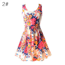 21 Colors New Sexy Women's Tank Chiffon Beach Dress Sleeveless Floral Mini Dresses M-XXL