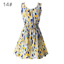 21 Colors New Sexy Women's Tank Chiffon Beach Dress Sleeveless Floral Mini Dresses M-XXL