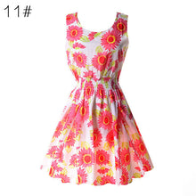 21 Colors New Sexy Women's Tank Chiffon Beach Dress Sleeveless Floral Mini Dresses M-XXL