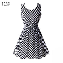 21 Colors New Sexy Women's Tank Chiffon Beach Dress Sleeveless Floral Mini Dresses M-XXL