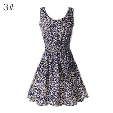 21 Colors New Sexy Women's Tank Chiffon Beach Dress Sleeveless Floral Mini Dresses M-XXL
