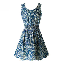 21 Colors New Sexy Women's Tank Chiffon Beach Dress Sleeveless Floral Mini Dresses M-XXL