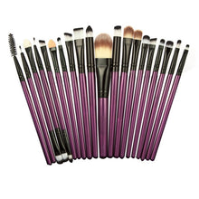 2 Makeup Brushes Professional Make-up Toiletry Kit Wool Make Up Brush Set