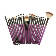2 Makeup Brushes Professional Make-up Toiletry Kit Wool Make Up Brush Set