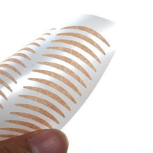 24 Pairs Narrow Carnation Paper Double Eyelid Sticker Tape Paper Double Sticker Technical Eye Tapes Eyelid Tools
