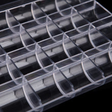 24 Slots Clear Plastic Tools Boxes Storage Box Jewelry Case Container Jewelry Packaging and Display Nail Art Tools