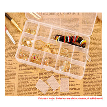 24 Slots Clear Plastic Tools Boxes Storage Box Jewelry Case Container Jewelry Packaging and Display Nail Art Tools