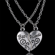 2pc best friend friendship heart-shaped Necklaces Broken Heart Pendant Necklace Gifts For best friends