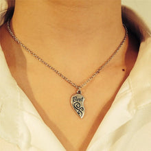 2pc best friend friendship heart-shaped Necklaces Broken Heart Pendant Necklace Gifts For best friends