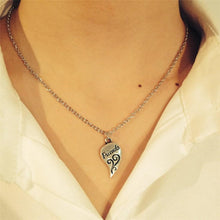 2pc best friend friendship heart-shaped Necklaces Broken Heart Pendant Necklace Gifts For best friends