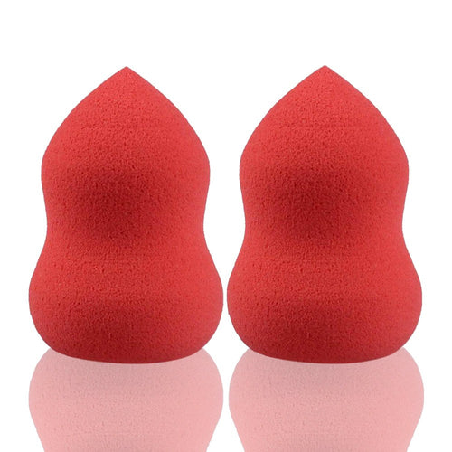 2pc Foundation Sponge Blender Blending Facial Makeup Gourd-Shaped Three-Dimensional Cosmetic Puff Flawless Beauty Powder Puff