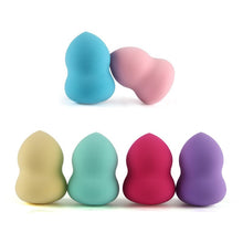 2pcss /4pcss Makeup Foundation Sponge Blender Blending Cosmetic Puff Flawless Powder Smooth Beauty Make Up Tool Random color