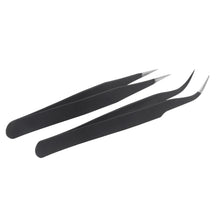 2Pcs Black Acrylic Gel Nail Art Rhinestones Paillette Nipper Picking Tool