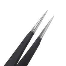 2Pcs Black Acrylic Gel Nail Art Rhinestones Paillette Nipper Picking Tool