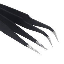 2Pcs Black Acrylic Gel Nail Art Rhinestones Paillette Nipper Picking Tool