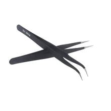 2Pcs Black Acrylic Gel Nail Art Rhinestones Paillette Nipper Picking Tool