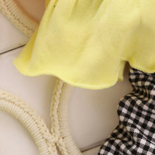 2pcss Kids Baby Girl Minnie Clothes Sets Pullover Bow Tops+Plaids & Checks Pants Outfits Set WholeBaby Boutique Clothing