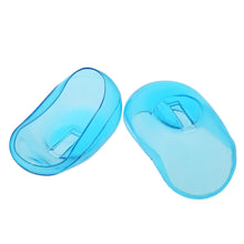 2Pcs Salon Hair Dye Transprarent Blue Silicone Ear Cover Shield Barber Shop Anti Staining Earmuffs Protect Ears From The Dye