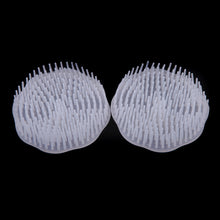 2Pcs White Hair Shampoo Scalp Body Massage Brush Massager hairbrush Comb Hare Care