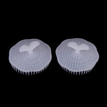 2Pcs White Hair Shampoo Scalp Body Massage Brush Massager hairbrush Comb Hare Care